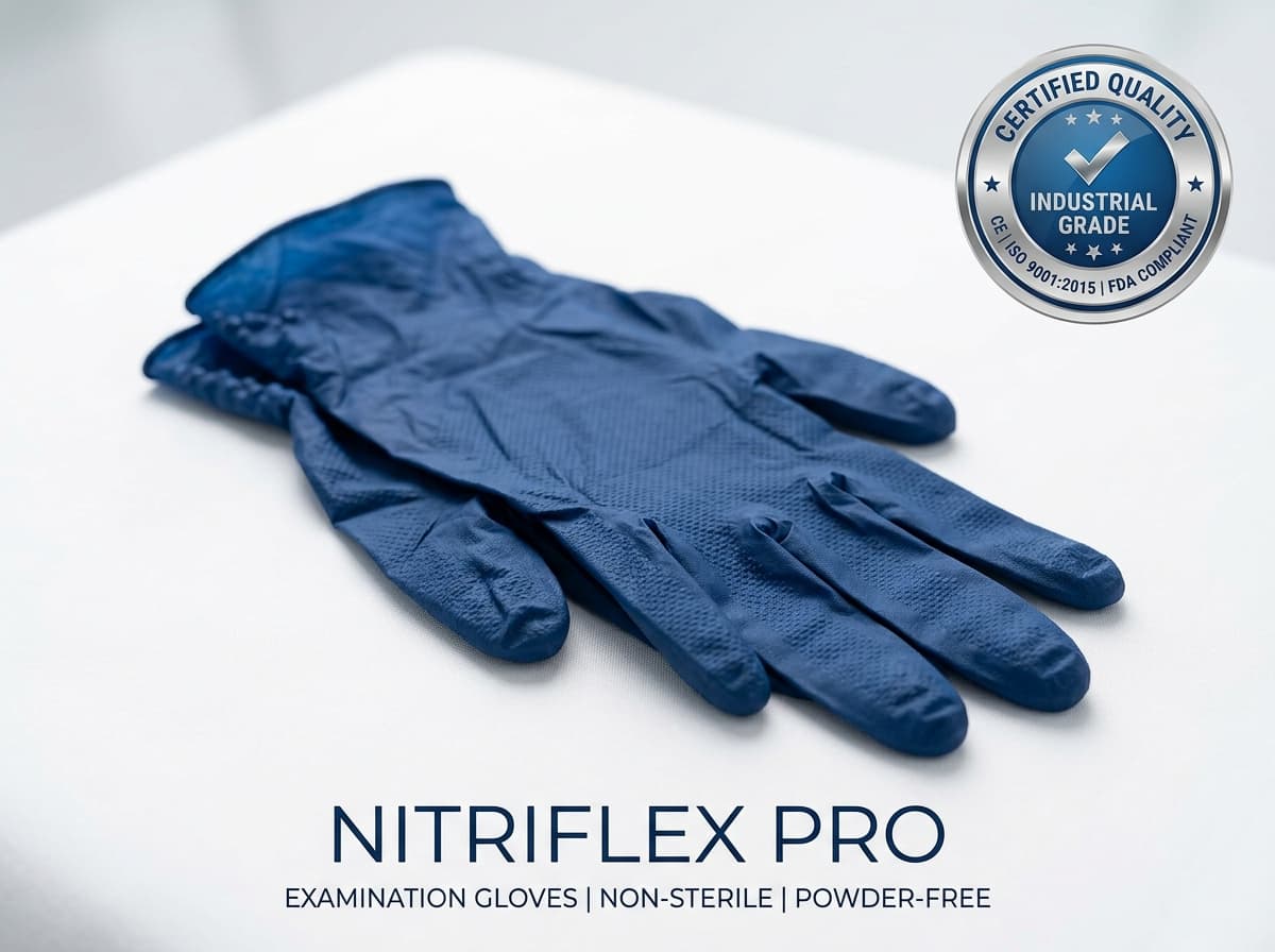 Gants d'examen en nitrile ARAGANT — Produit certifié NM ISO 13485